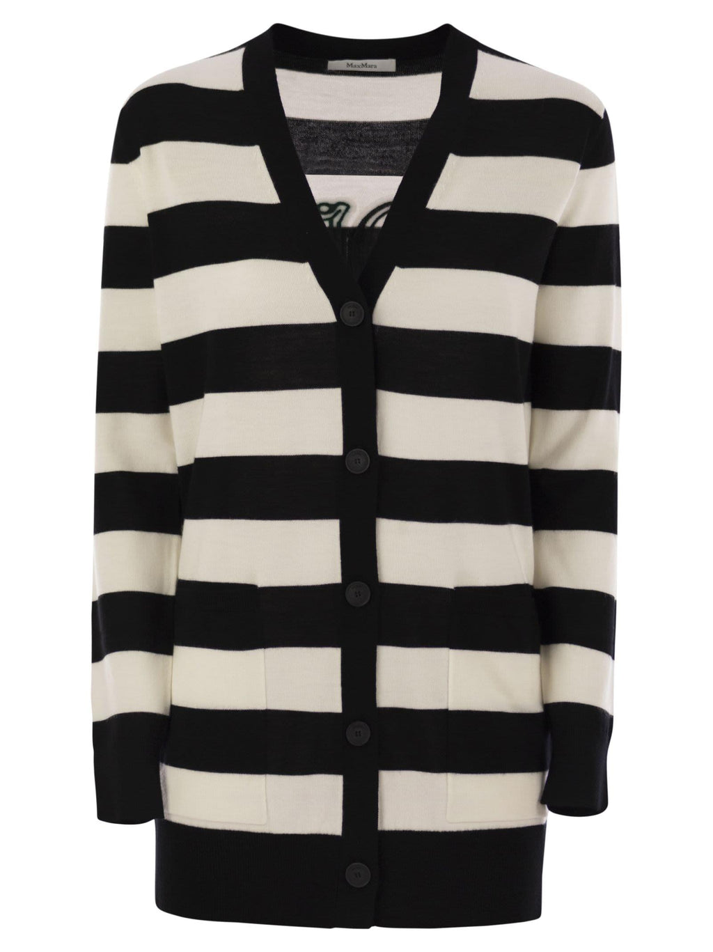 Max Mara Women Fiemme - Long Striped Wool Cardigan