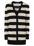 Max Mara Women Fiemme - Long Striped Wool Cardigan