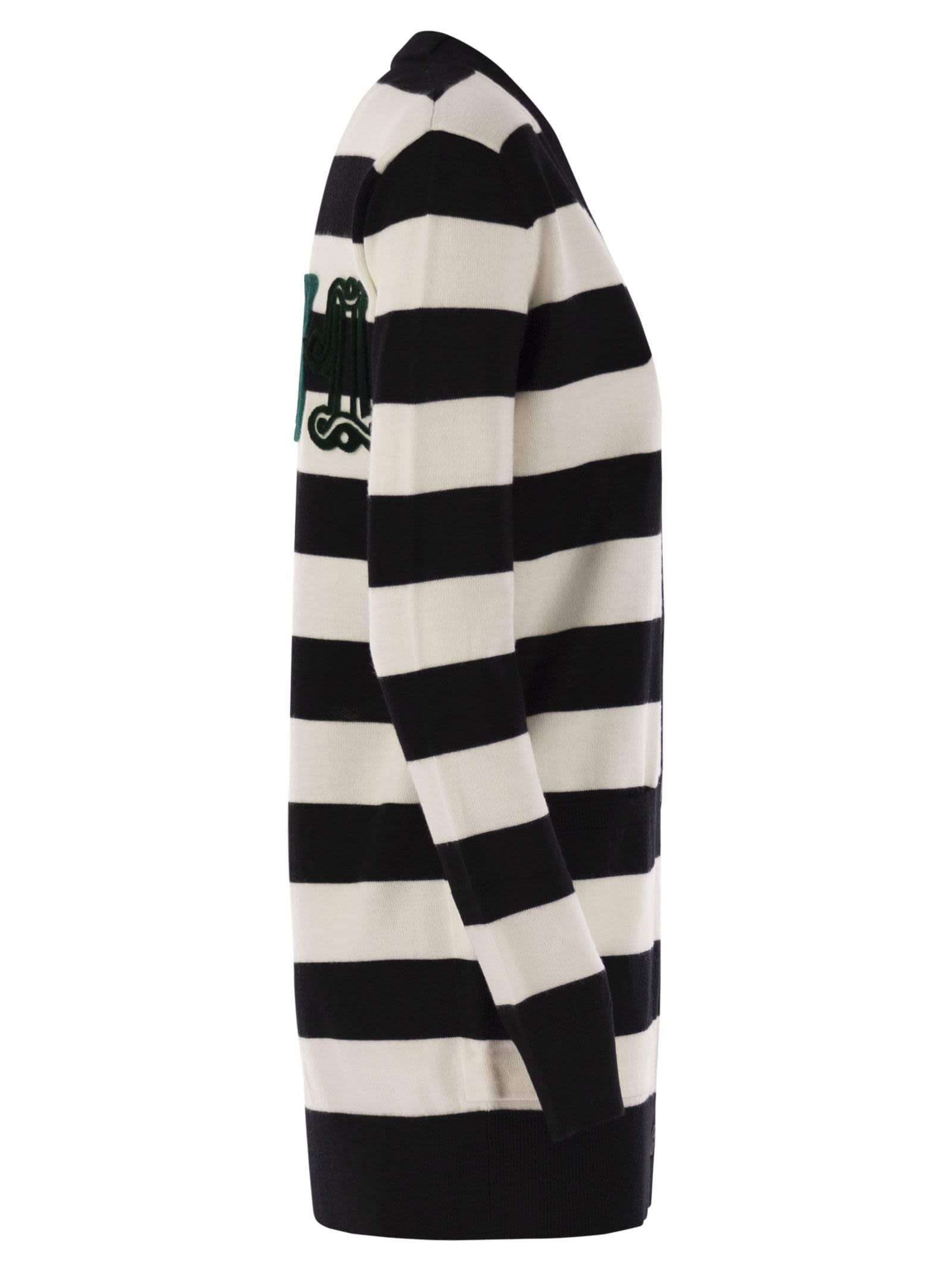 Max Mara Women Fiemme - Long Striped Wool Cardigan