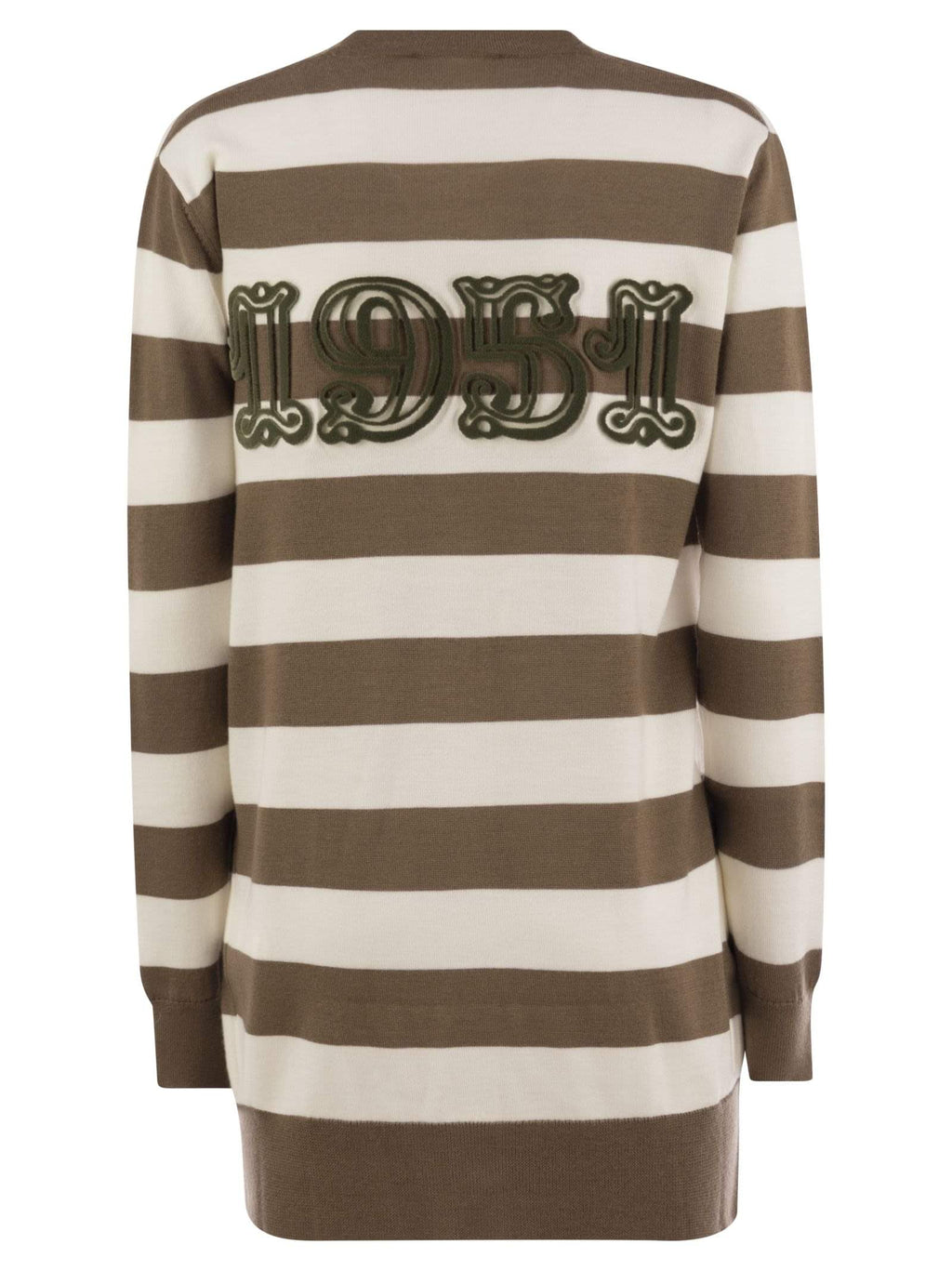 Max Mara Women Fiemme - Long Striped Wool Cardigan