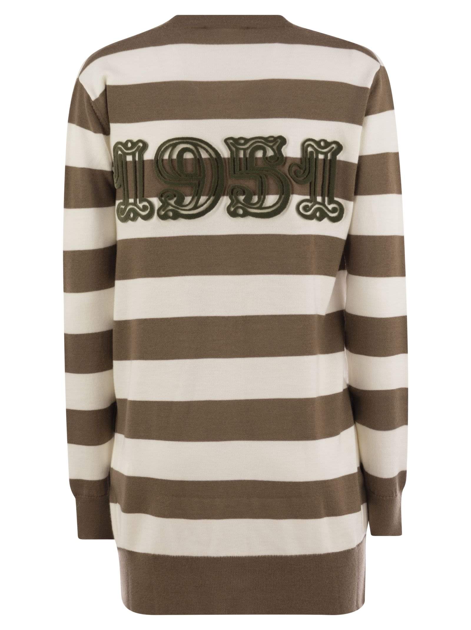Max Mara Women Fiemme - Long Striped Wool Cardigan