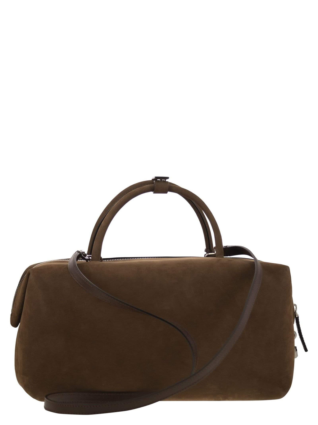 Max Mara Women Holdalllsuede - Large Nubuck Leather Satchel