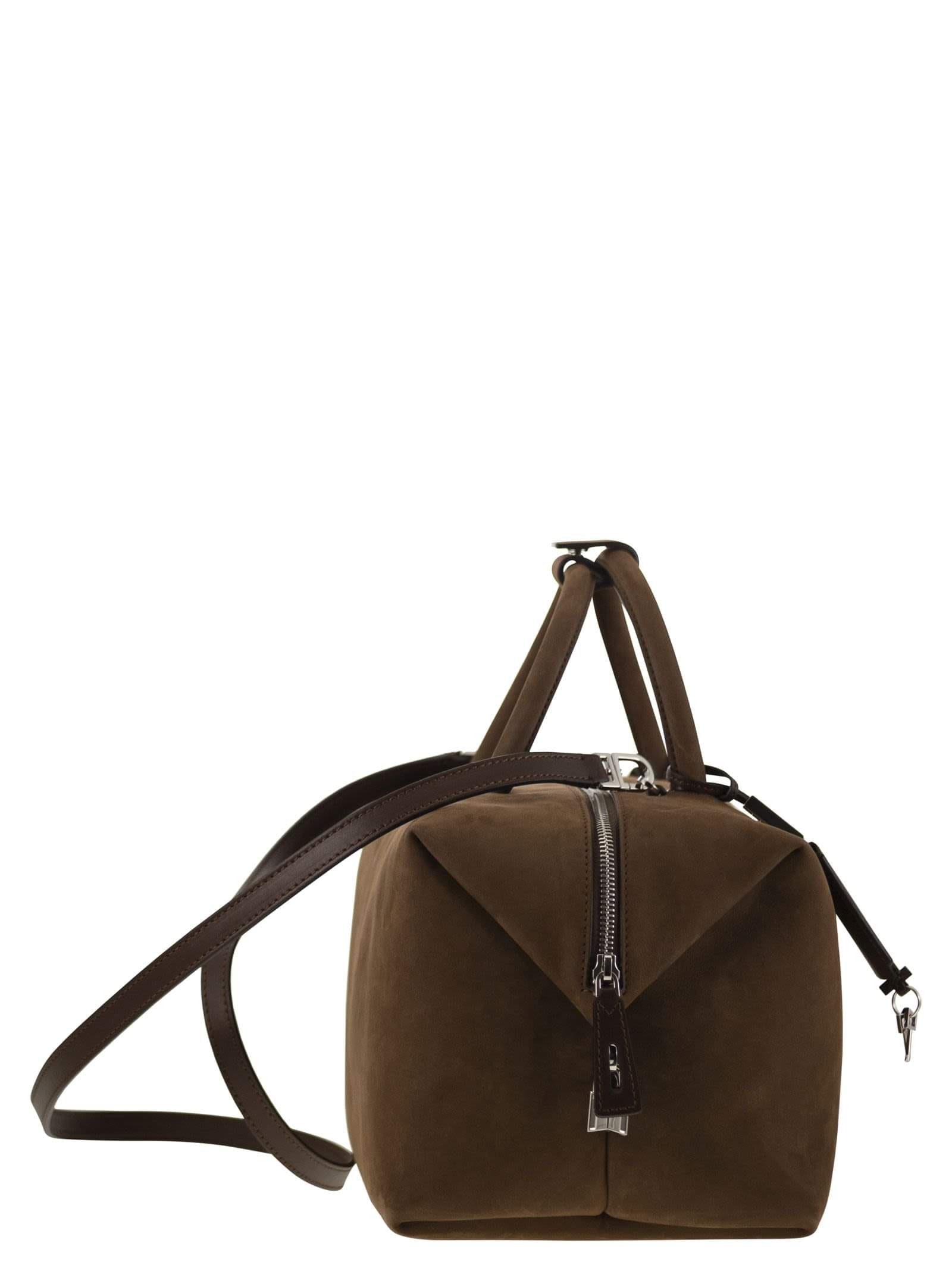 Max Mara Women Holdalllsuede - Large Nubuck Leather Satchel