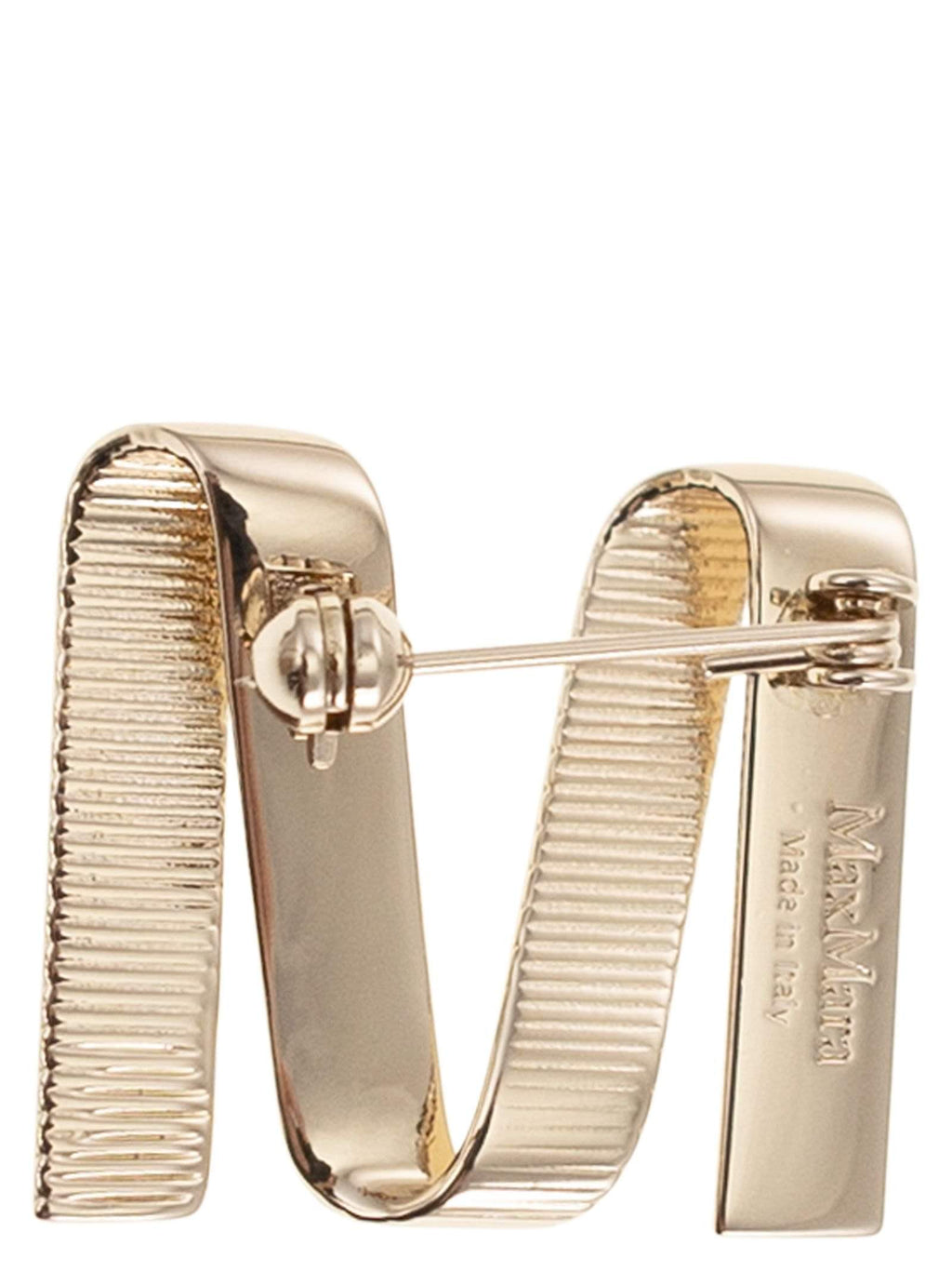 Max Mara Women Mgrosgrainpin - Metal M Pin