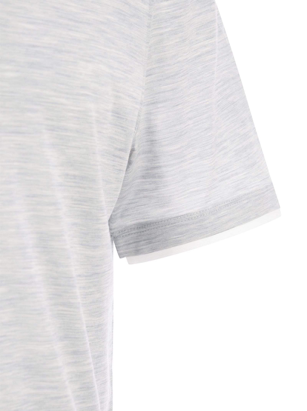 Brunello Cucinelli Men Slim Fit Crew-Neck T-Shirt In Lightweight Cotton Jersey