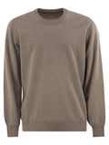 Brunello Cucinelli Men Pure Cashmere Crew-Neck Sweater