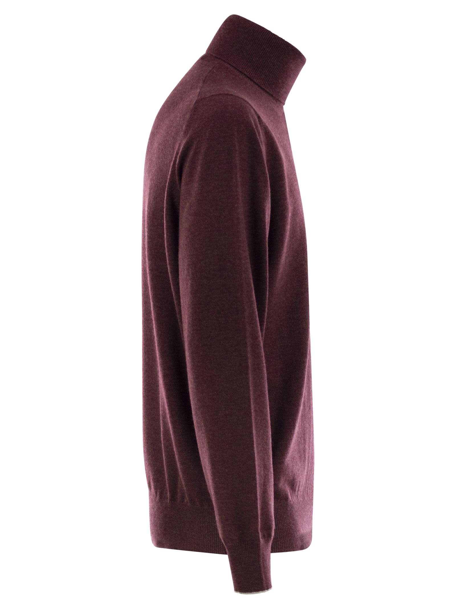 Brunello Cucinelli Men Cashmere Turtleneck Sweater