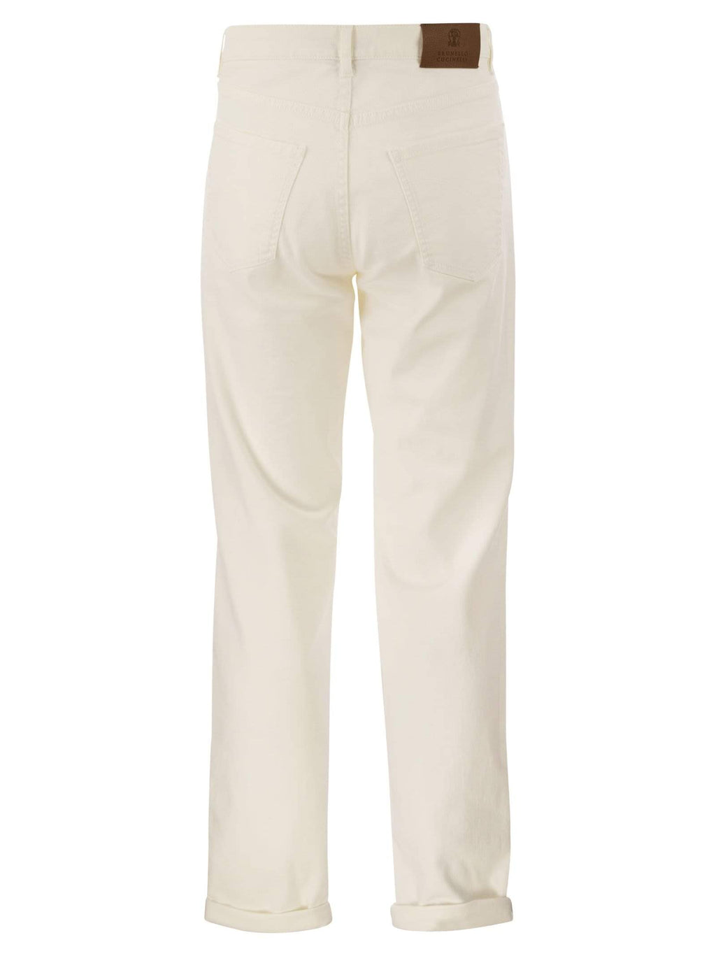 Brunello Cucinelli Men Five-Pocket Traditional Fit Trousers In Light Comfort-Dyed Denim