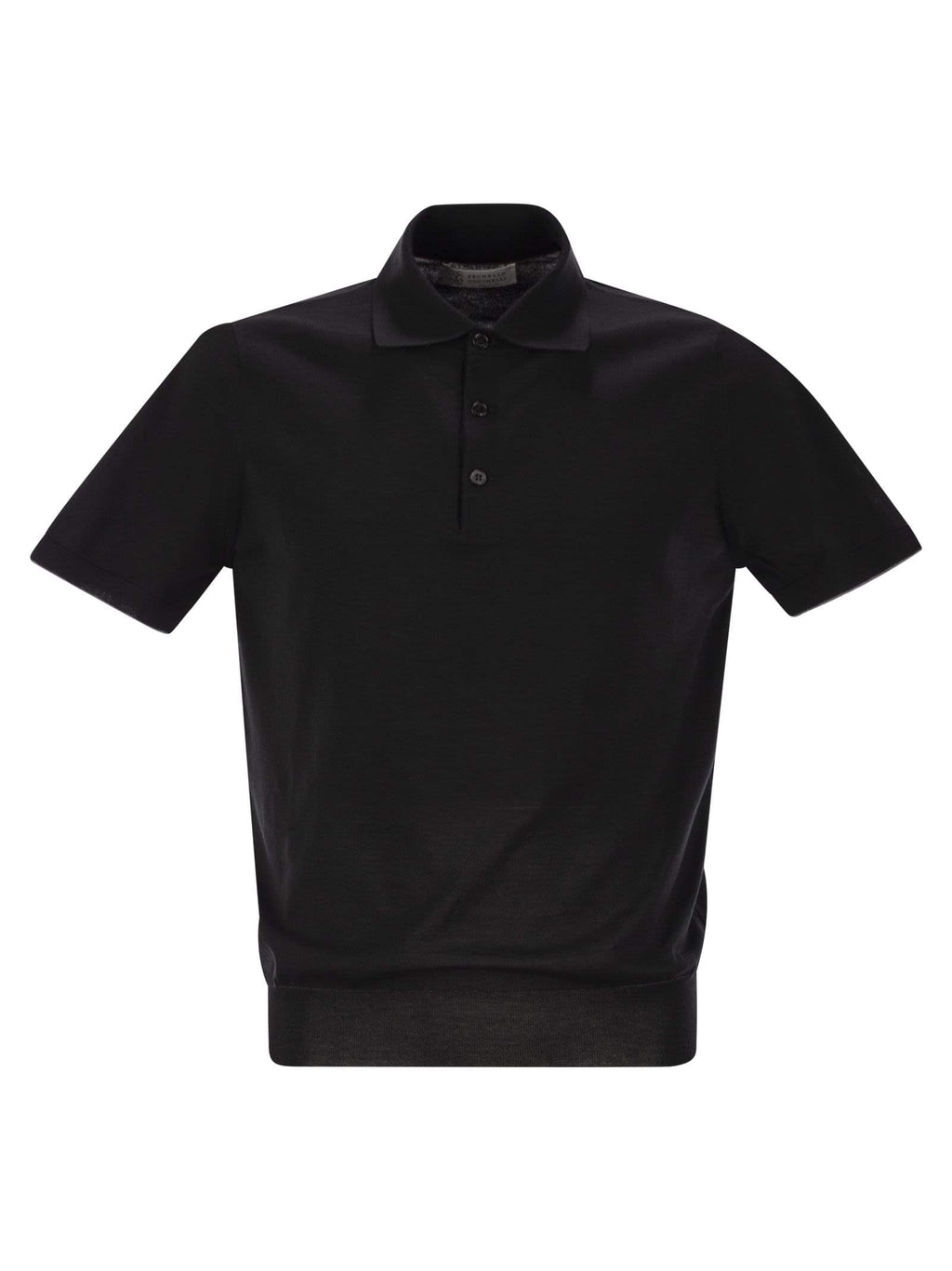 Brunello Cucinelli Men Lightweight Cotton Knit Polo Shirt