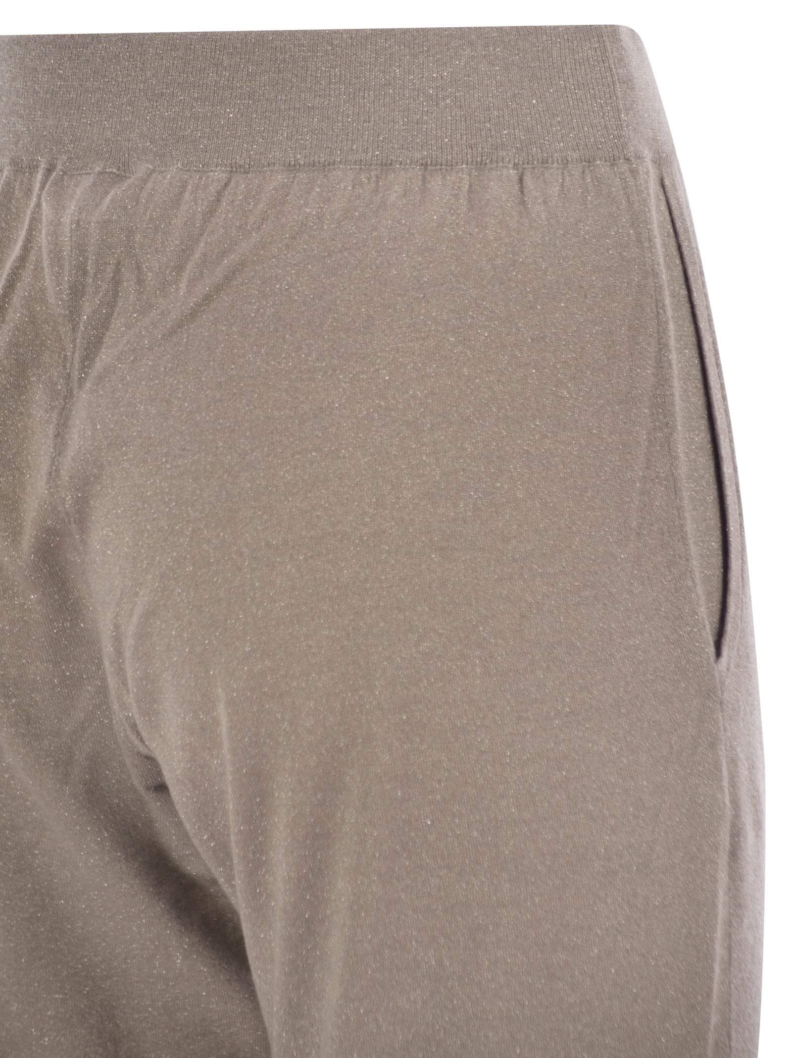 Brunello Cucinelli Women Sparkling Lightweight Cashmere And Silk Trousers
