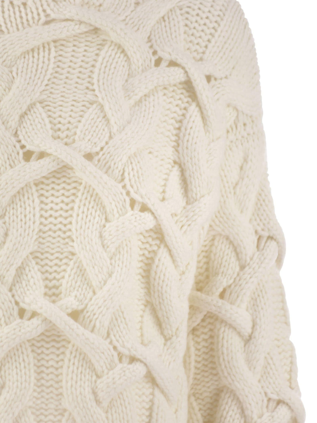 Brunello Cucinelli Women Braided High-Necked Cashmere Sweater