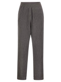 Brunello Cucinelli Women English Rib Cotton And Viscose Pants