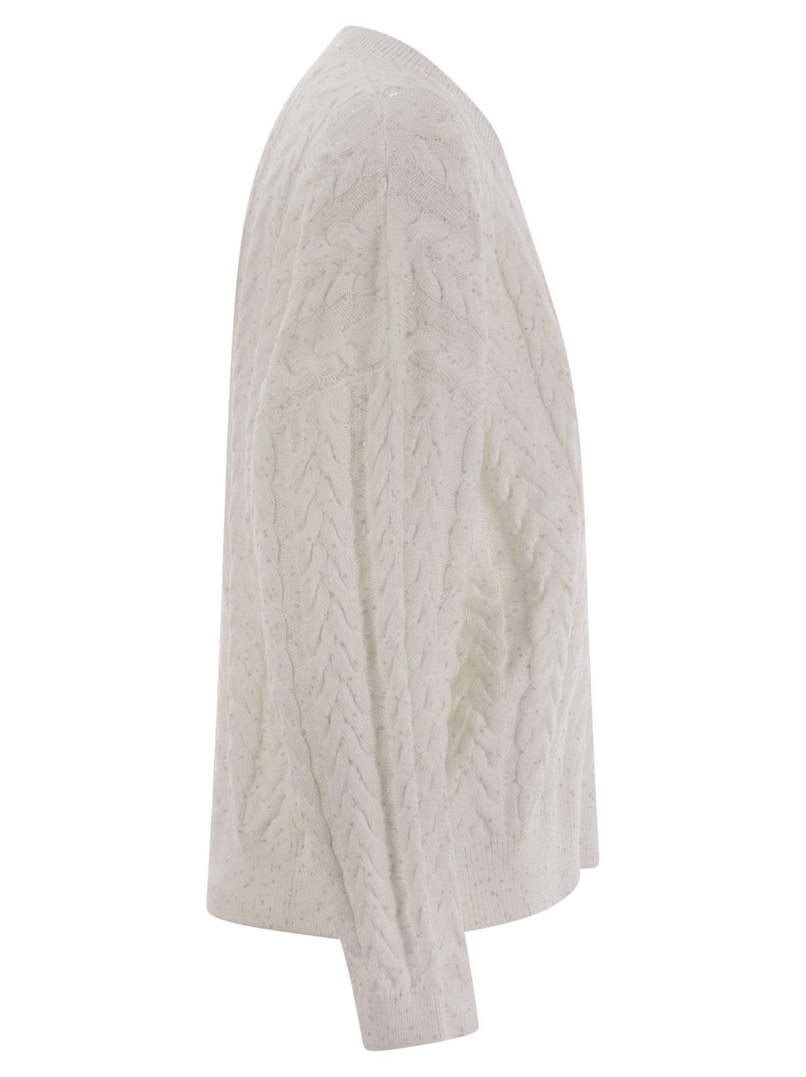 Brunello Cucinelli Women Dazzling Double Cable Cotton Jersey