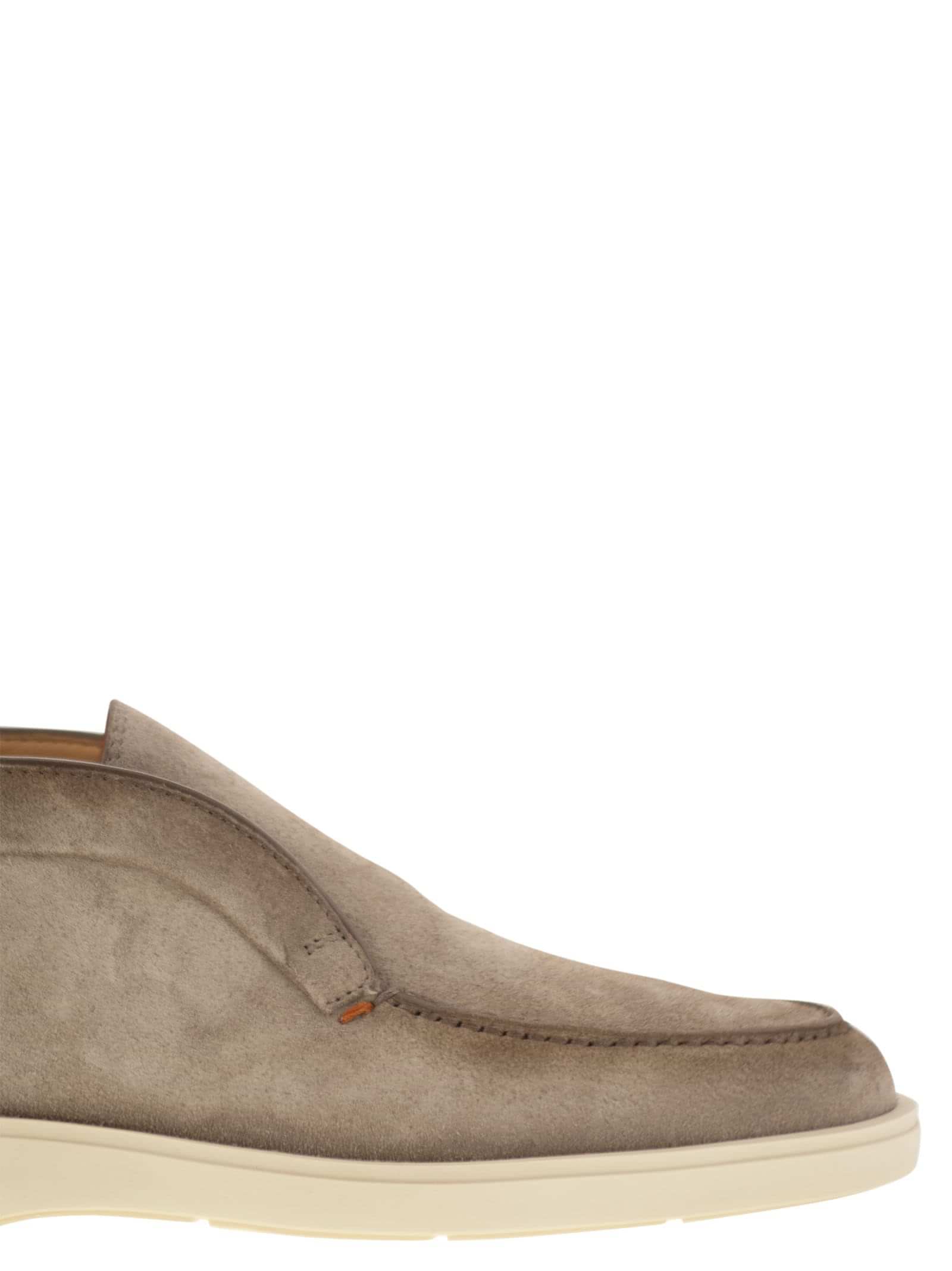 Santoni Men Suede Desert Boot