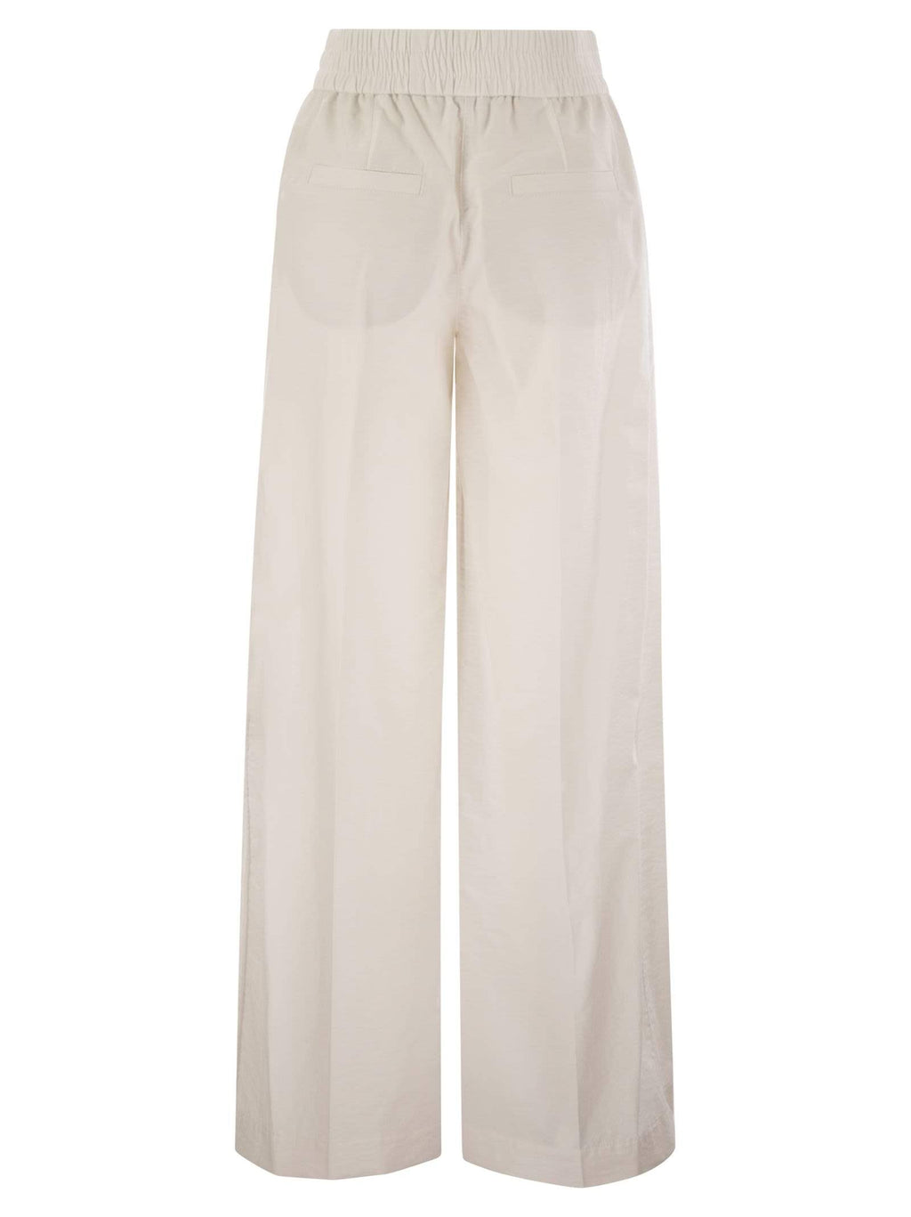 Brunello Cucinelli Women Loose Fit Cotton Trousers