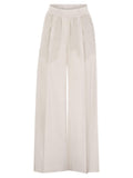 Brunello Cucinelli Women Loose Fit Cotton Trousers