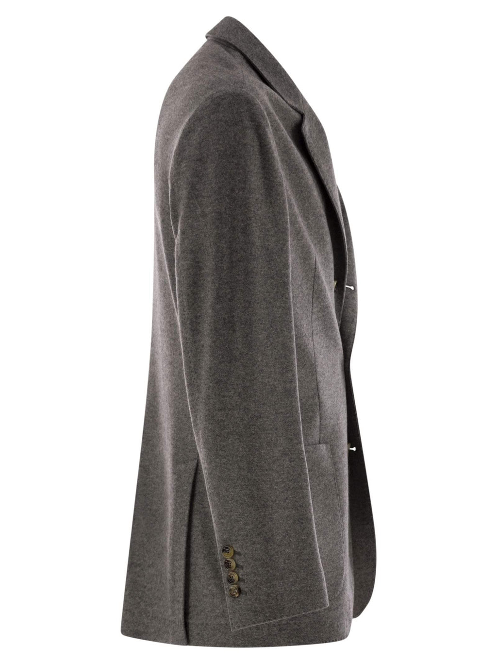 Brunello Cucinelli Men Cashmere Jersey Blazer With Patch Pockets