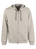 Brunello Cucinelli Men Cotton, Cashmere And Silk Fleece Zipped Topwear