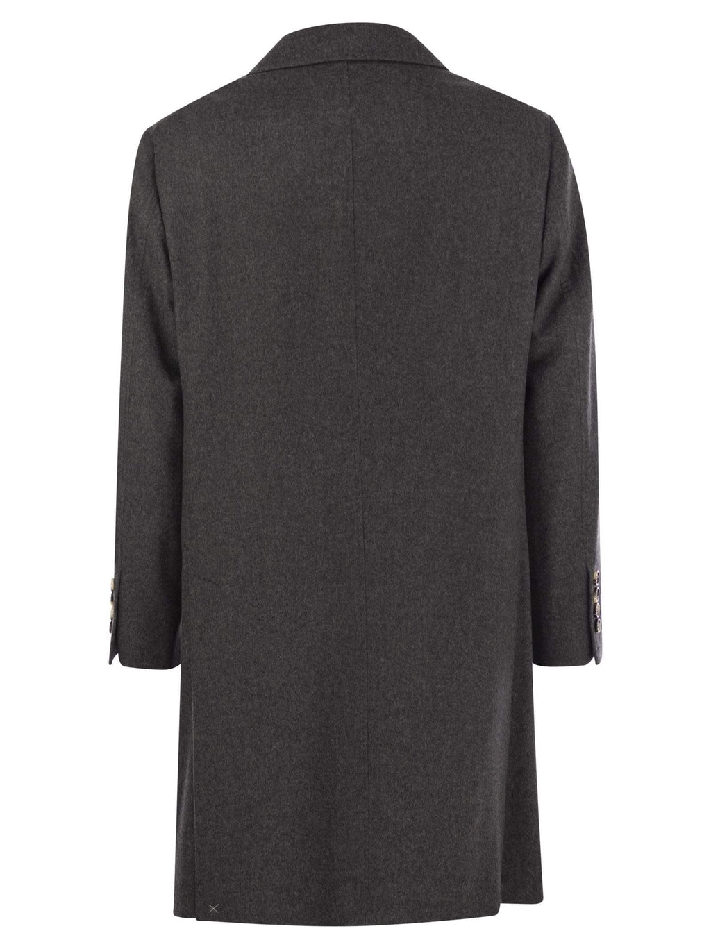 Brunello Cucinelli Men Wool And Cashmere Coat