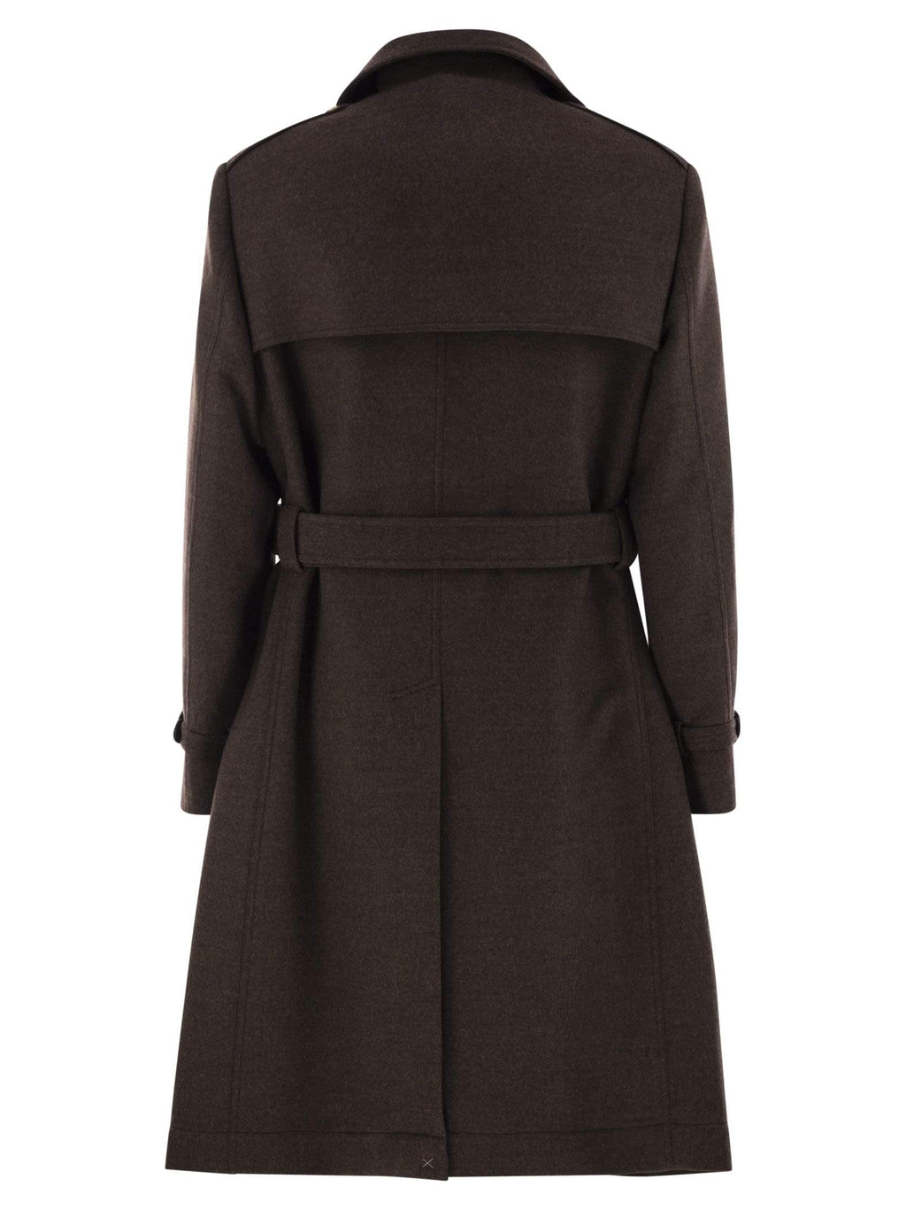 Brunello Cucinelli Men Wool Trench