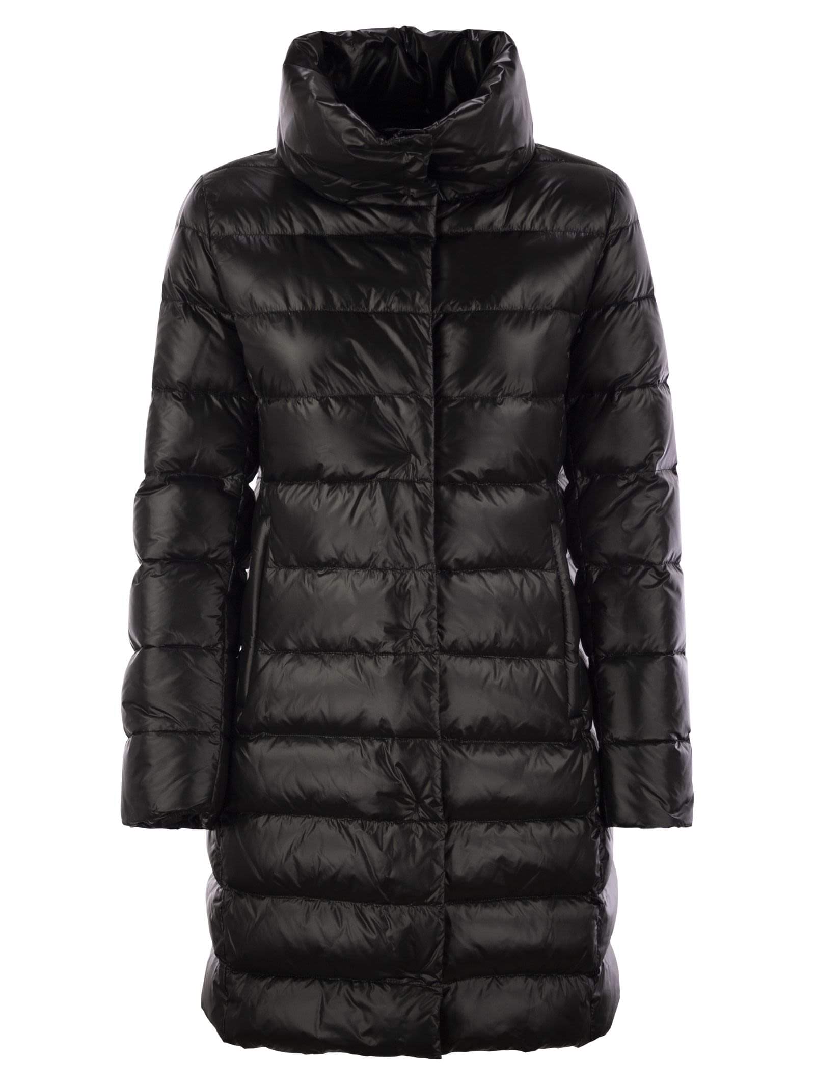 Fay Women Long Down Jacket With Hook