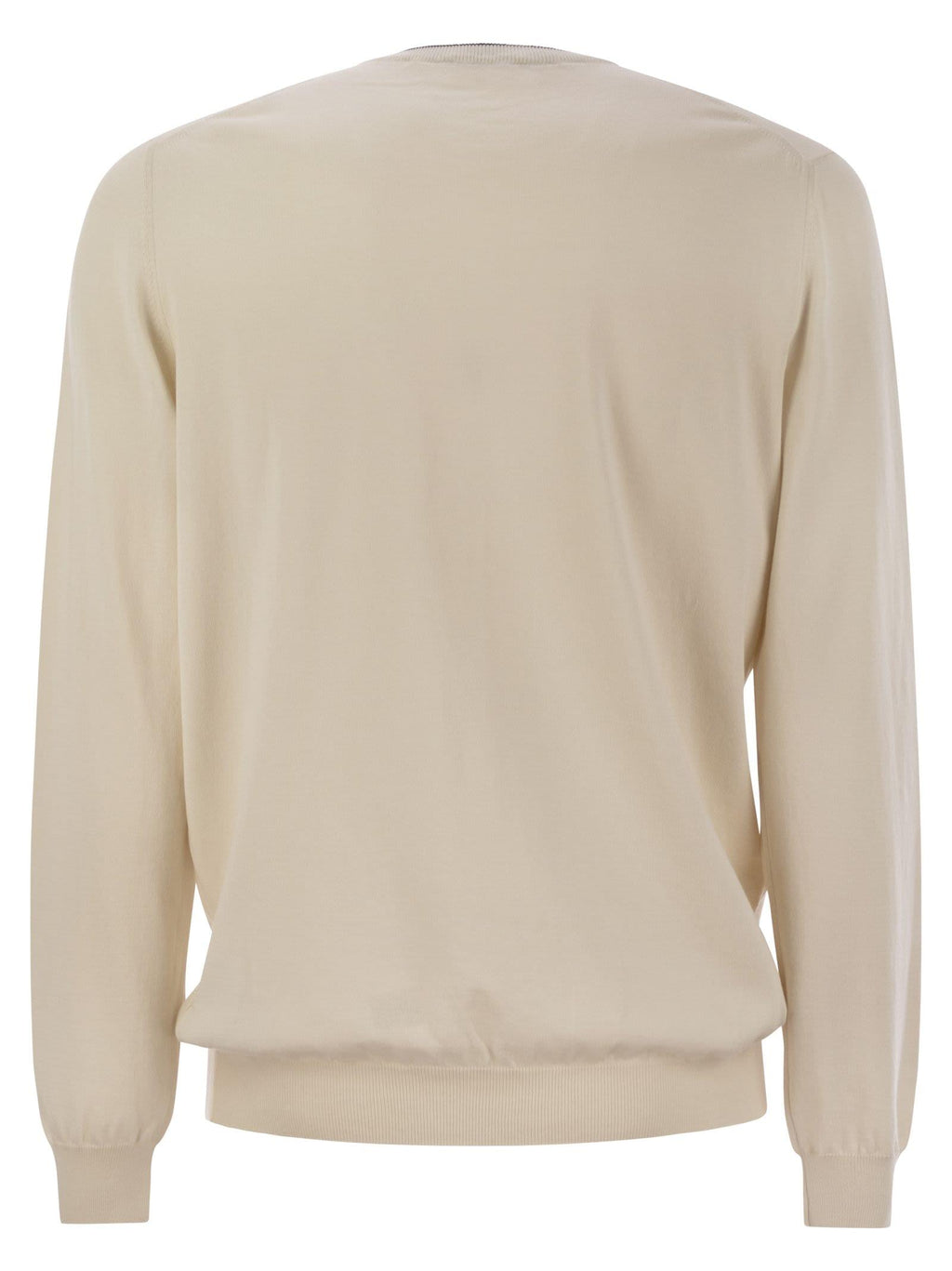 Fay Men Cotton Crew-Neck Jumper