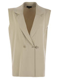 Fay Women Technical Viscose Knitted Vest