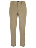 Fay Men Stretch Gabardine Slim Trousers