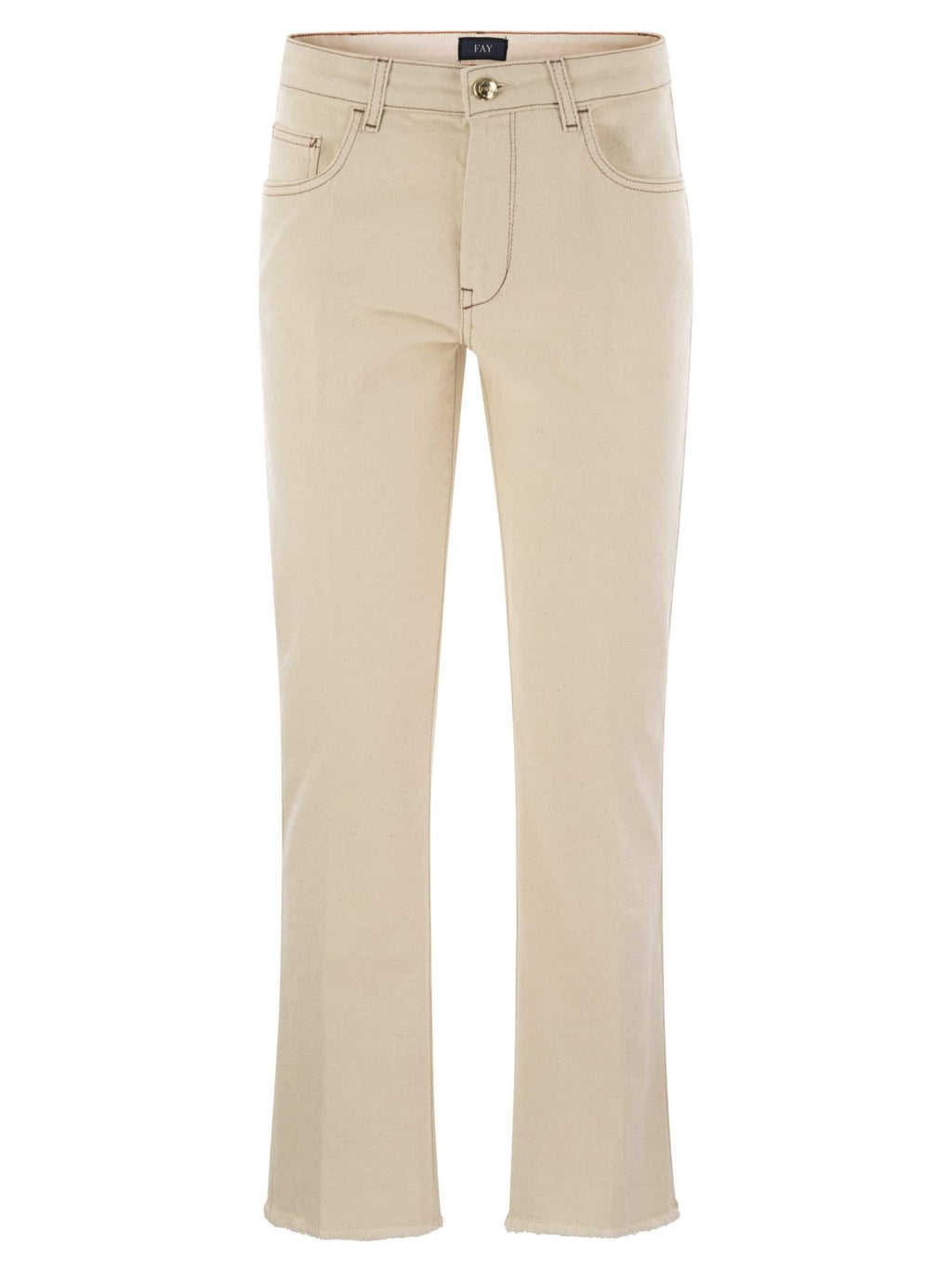 Fay Women Denim 5-Pocket Trousers