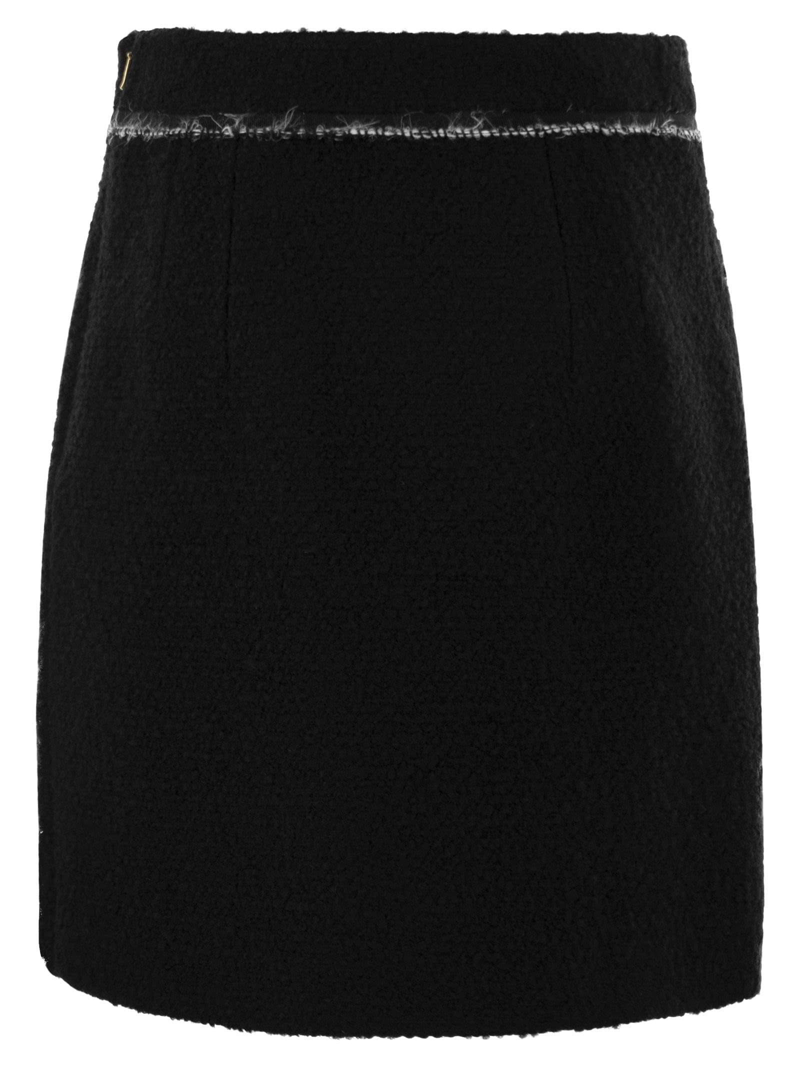Fay Women Wool Short Skirt