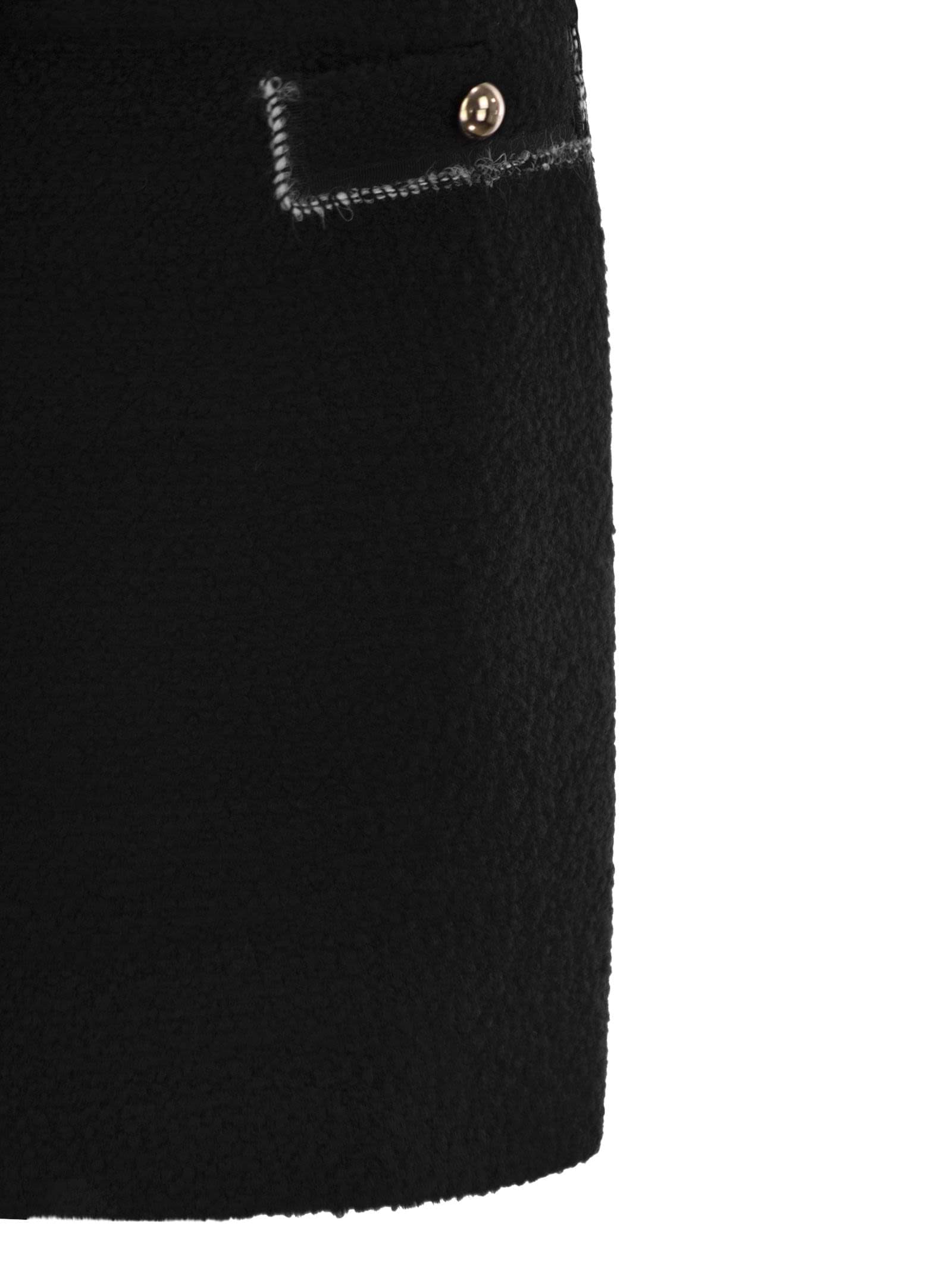 Fay Women Wool Short Skirt
