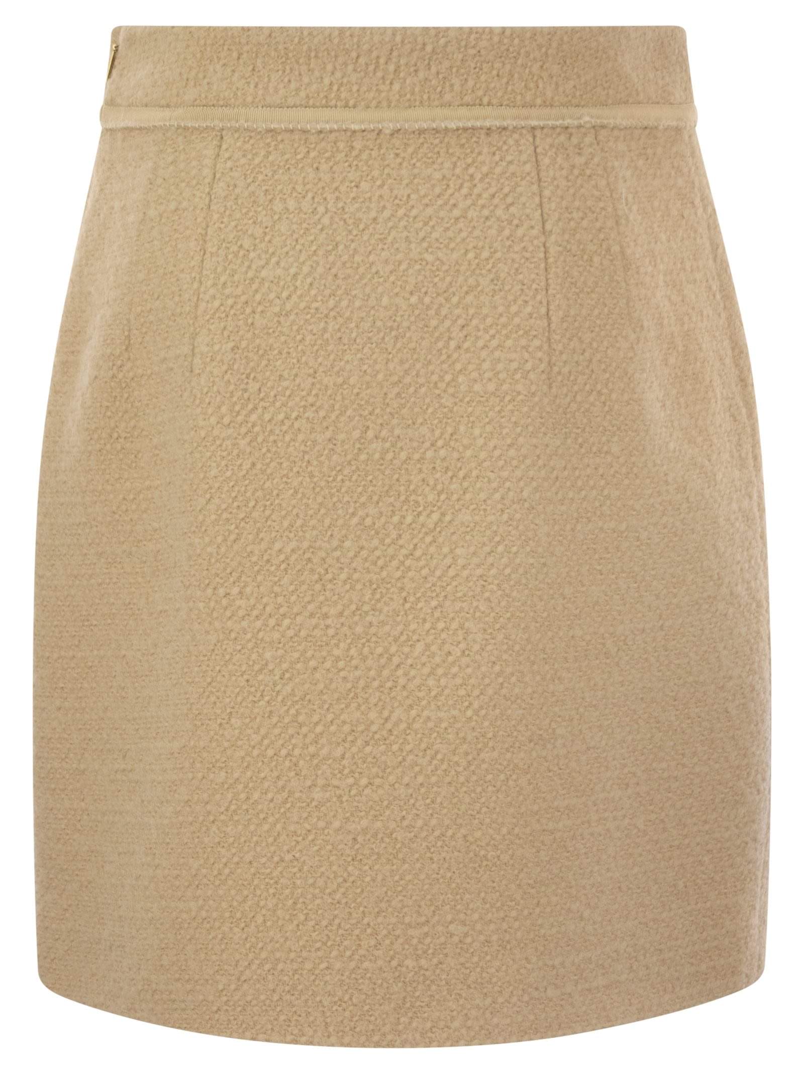 Fay Women Wool Short Skirt