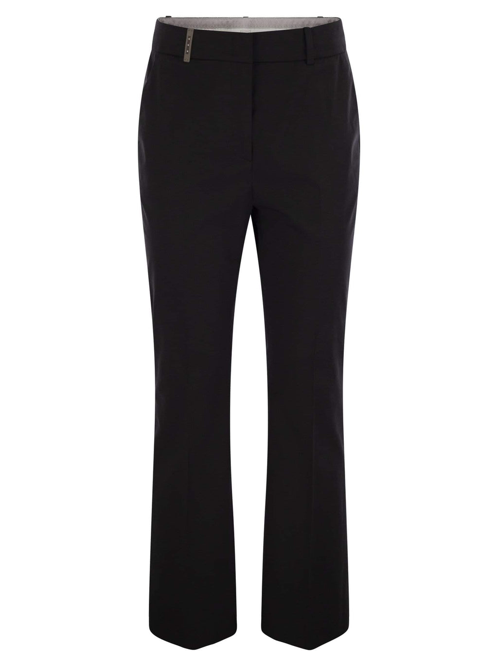 Peserico Women Stretch Cotton Trousers