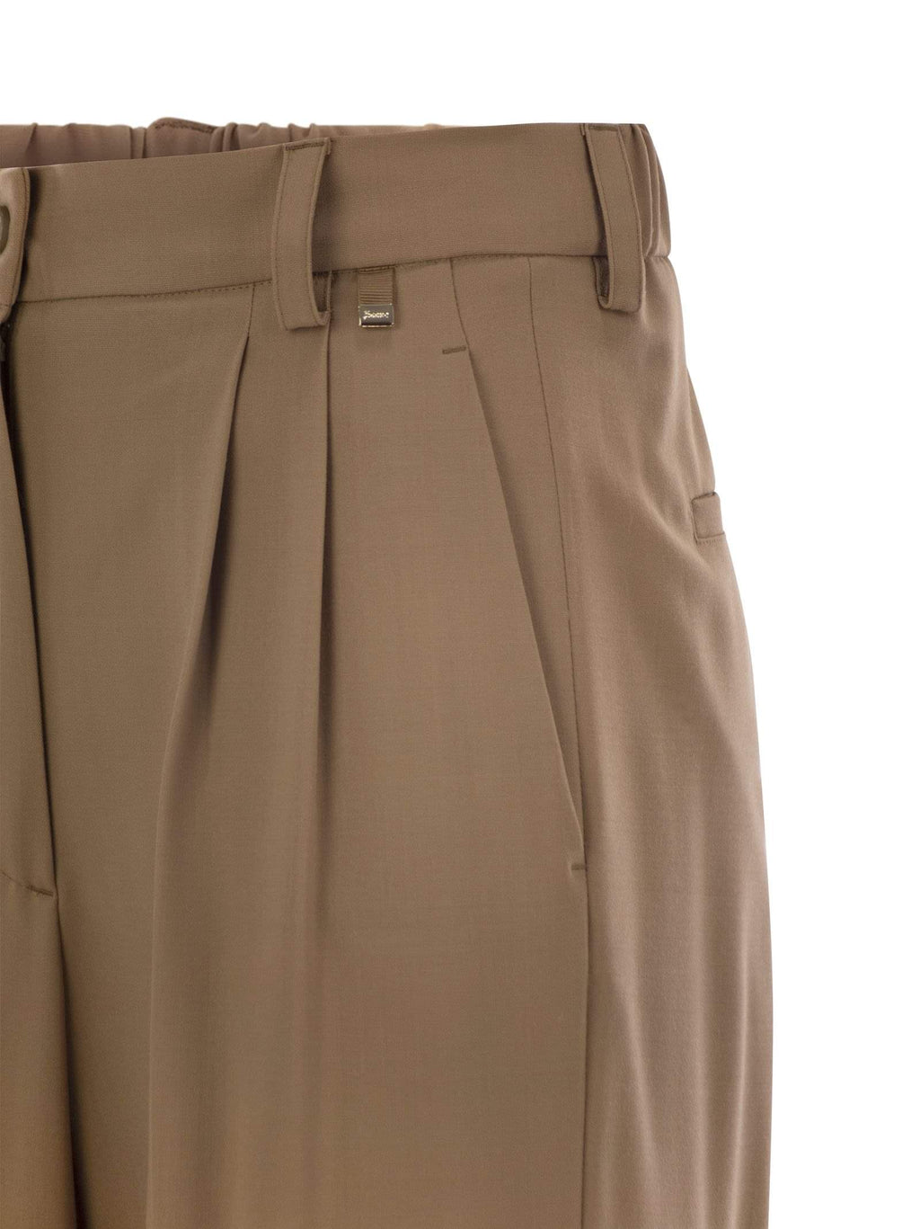 Herno Women Soft Wool Cargo Pants
