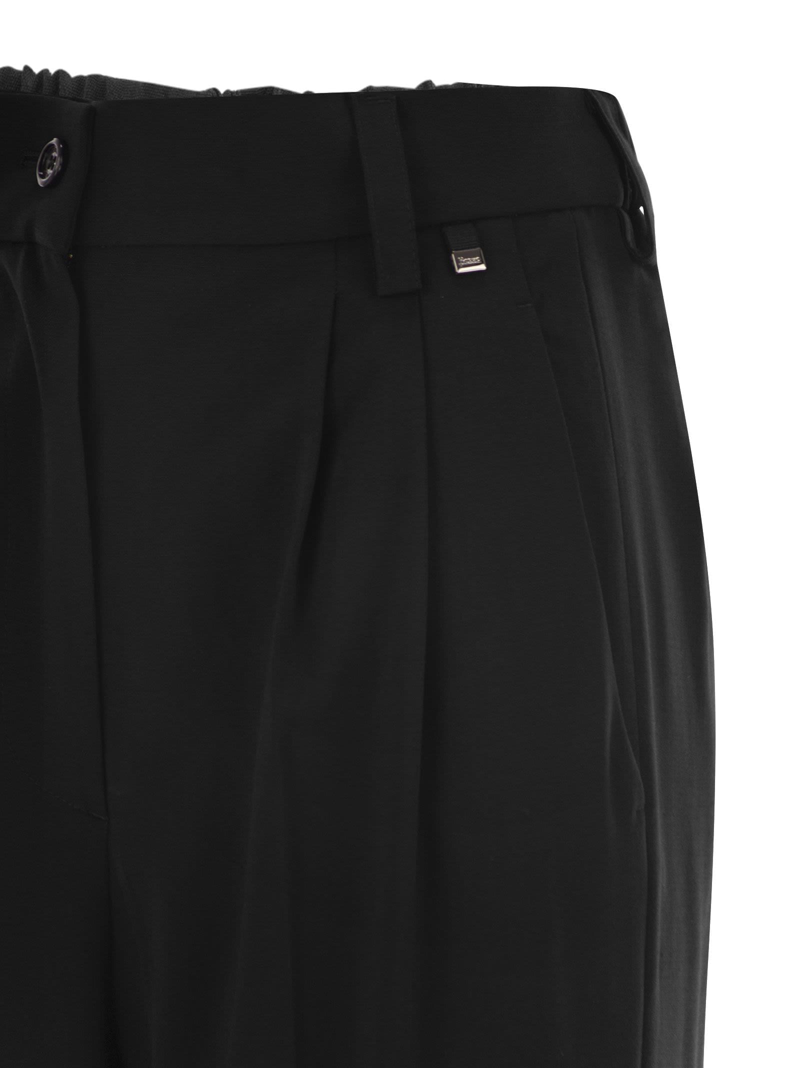Herno Women Soft Wool Cargo Pants