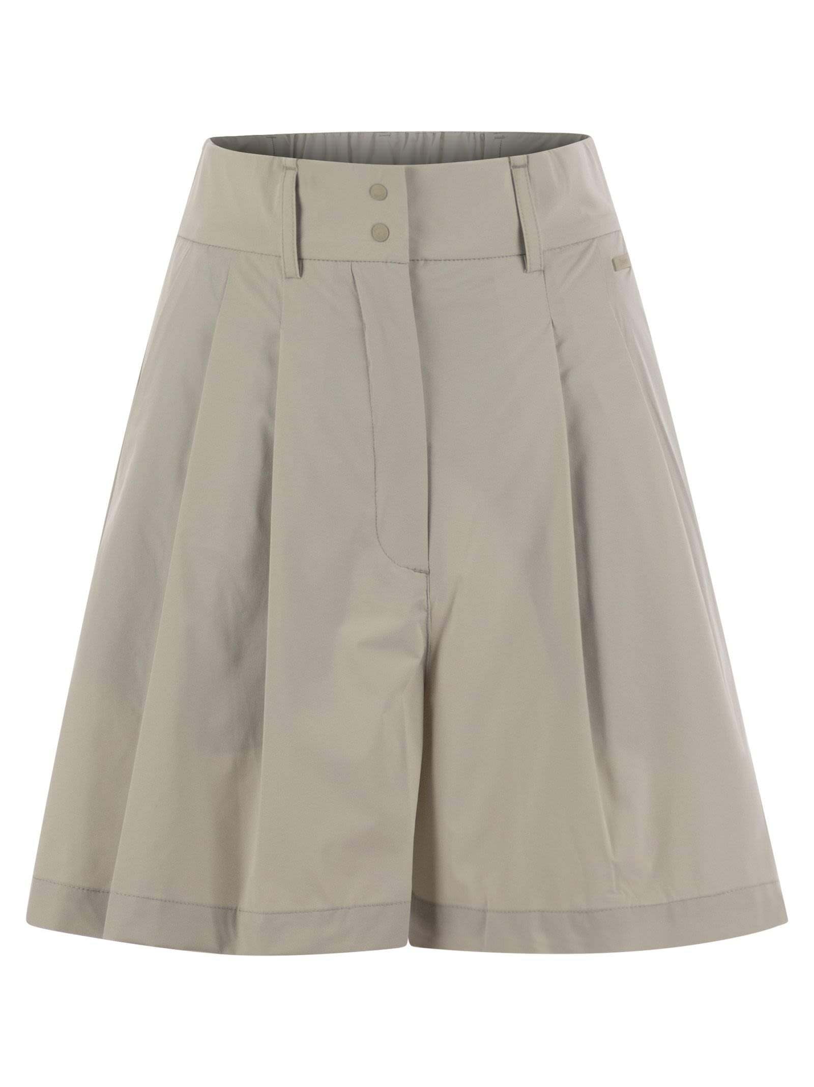 Herno Women Stretch Nylon Shorts