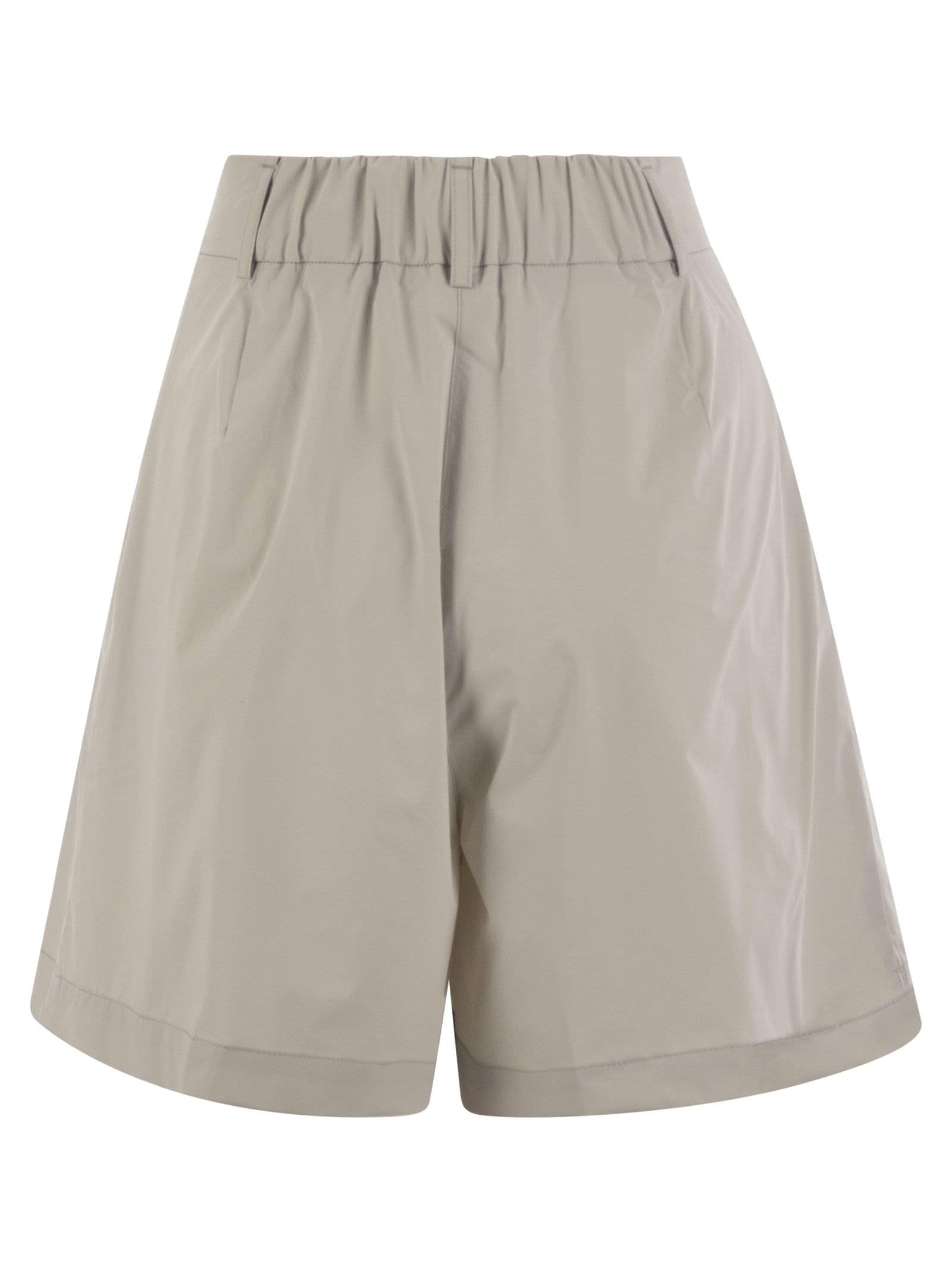 Herno Women Stretch Nylon Shorts