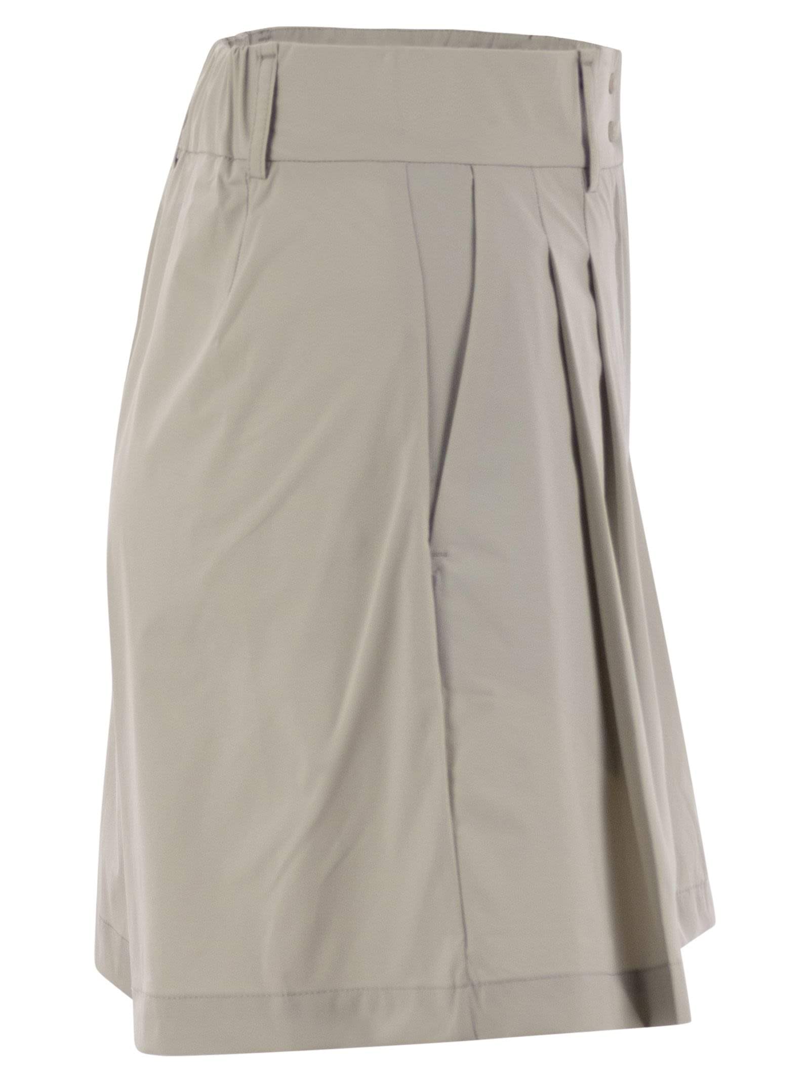 Herno Women Stretch Nylon Shorts