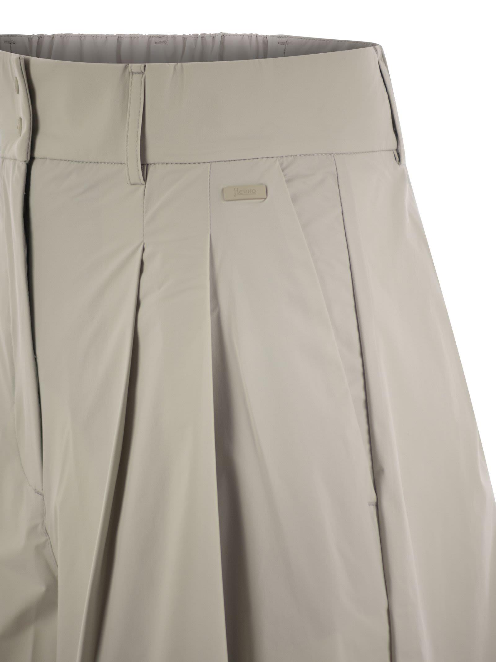 Herno Women Stretch Nylon Shorts