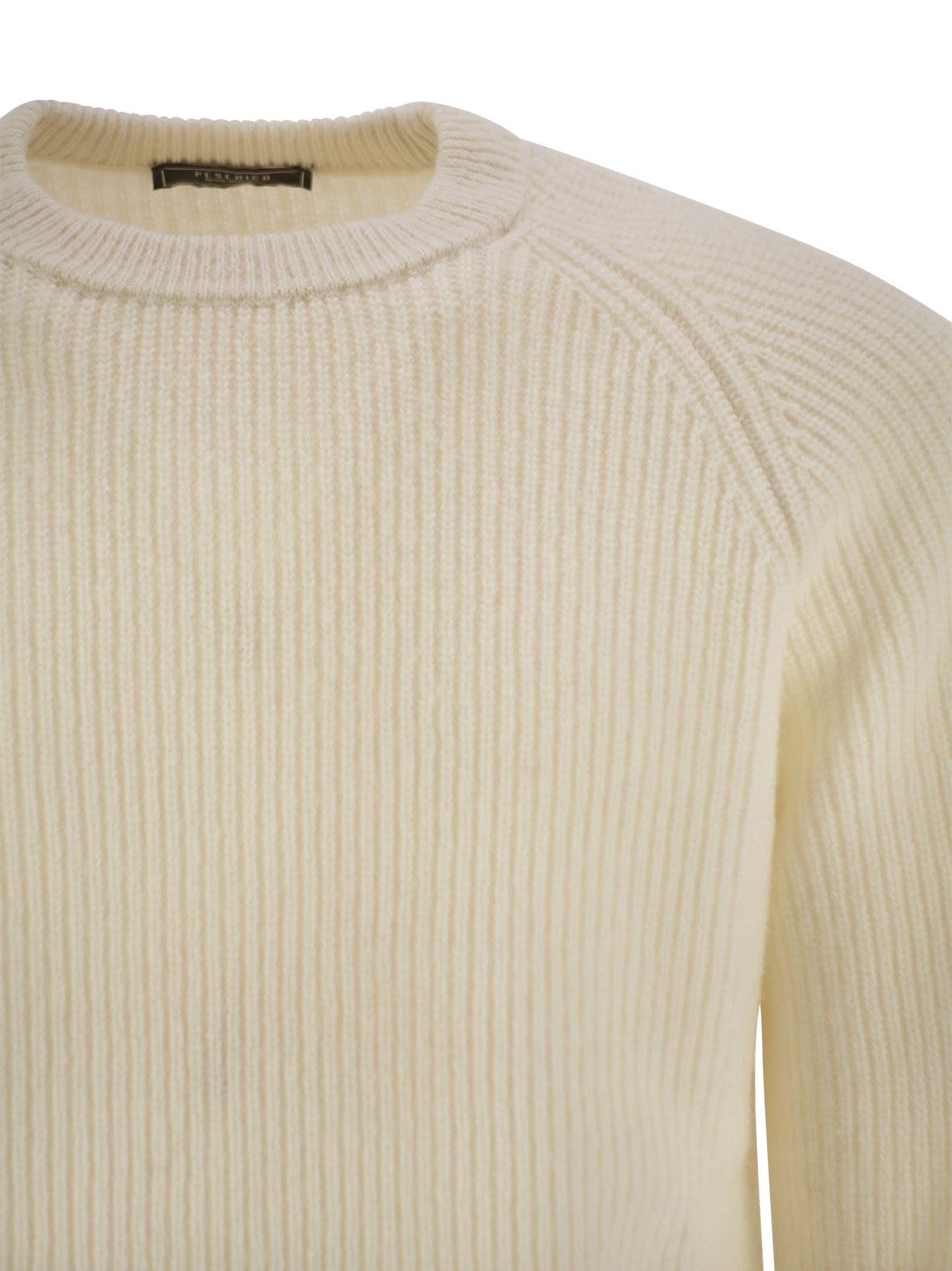 Peserico Men Crew-Neck Rib Sweater