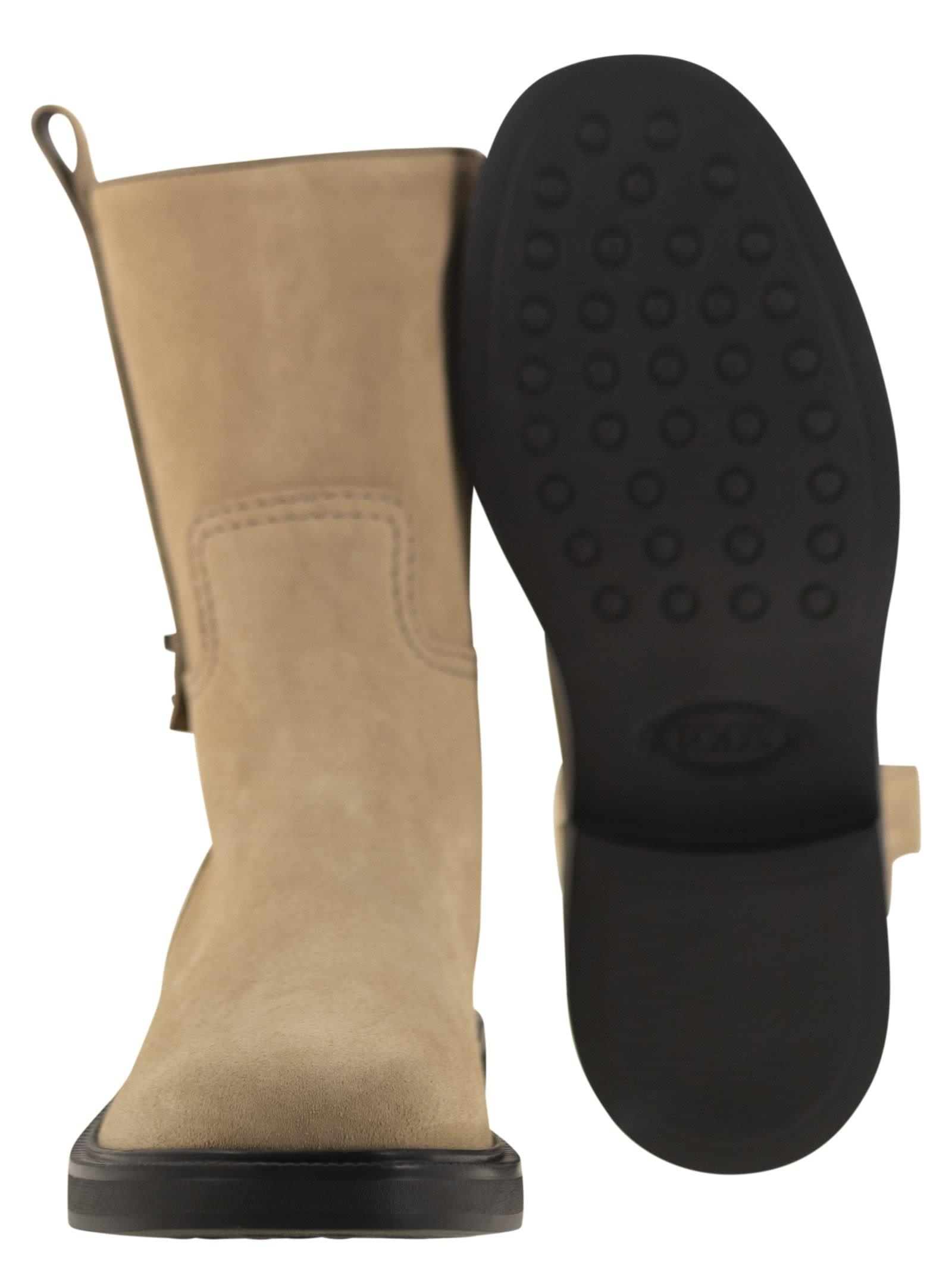 Tod's Women Suede Ankle Boot