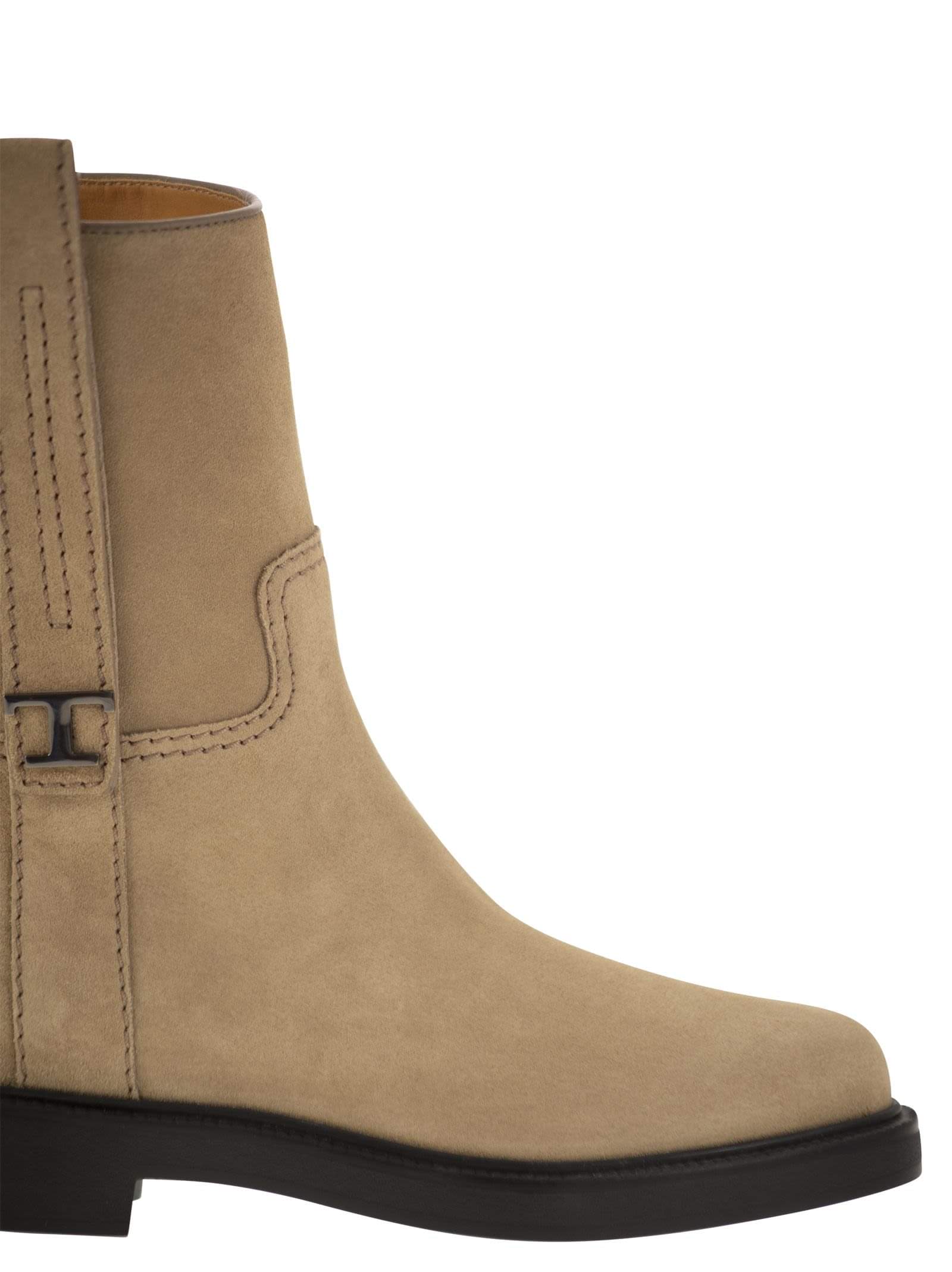 Tod's Women Suede Ankle Boot