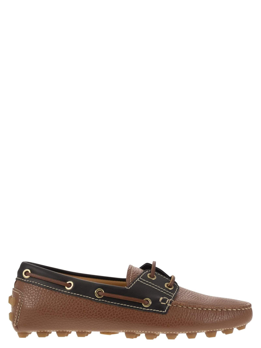 Tod's Women Leather Boat Bubble Grommet