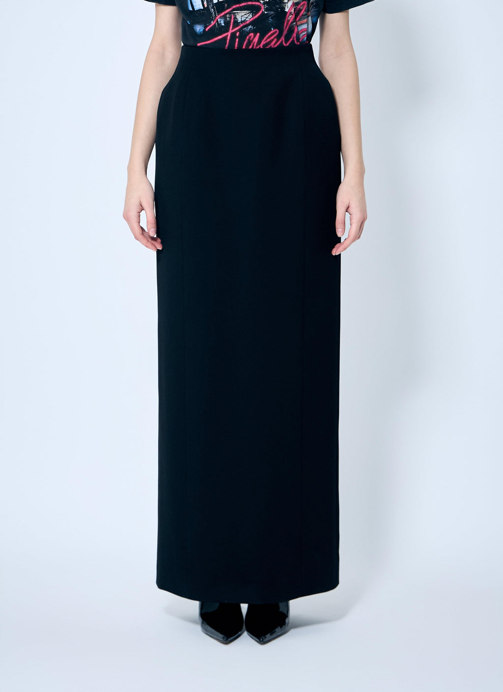 Balenciaga Women Hourglass Maxi Skirt