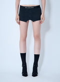 Balenciaga Women Cut-Off Brief Mini Skirt