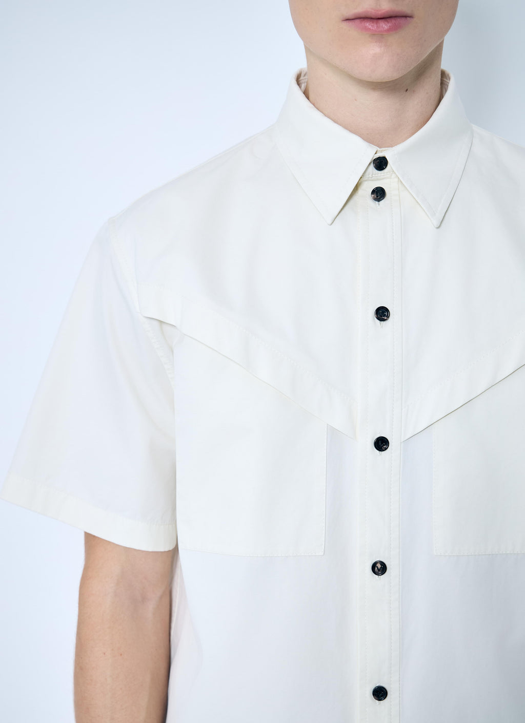 Bottega Veneta Men Light-Cotton Twill Shirt