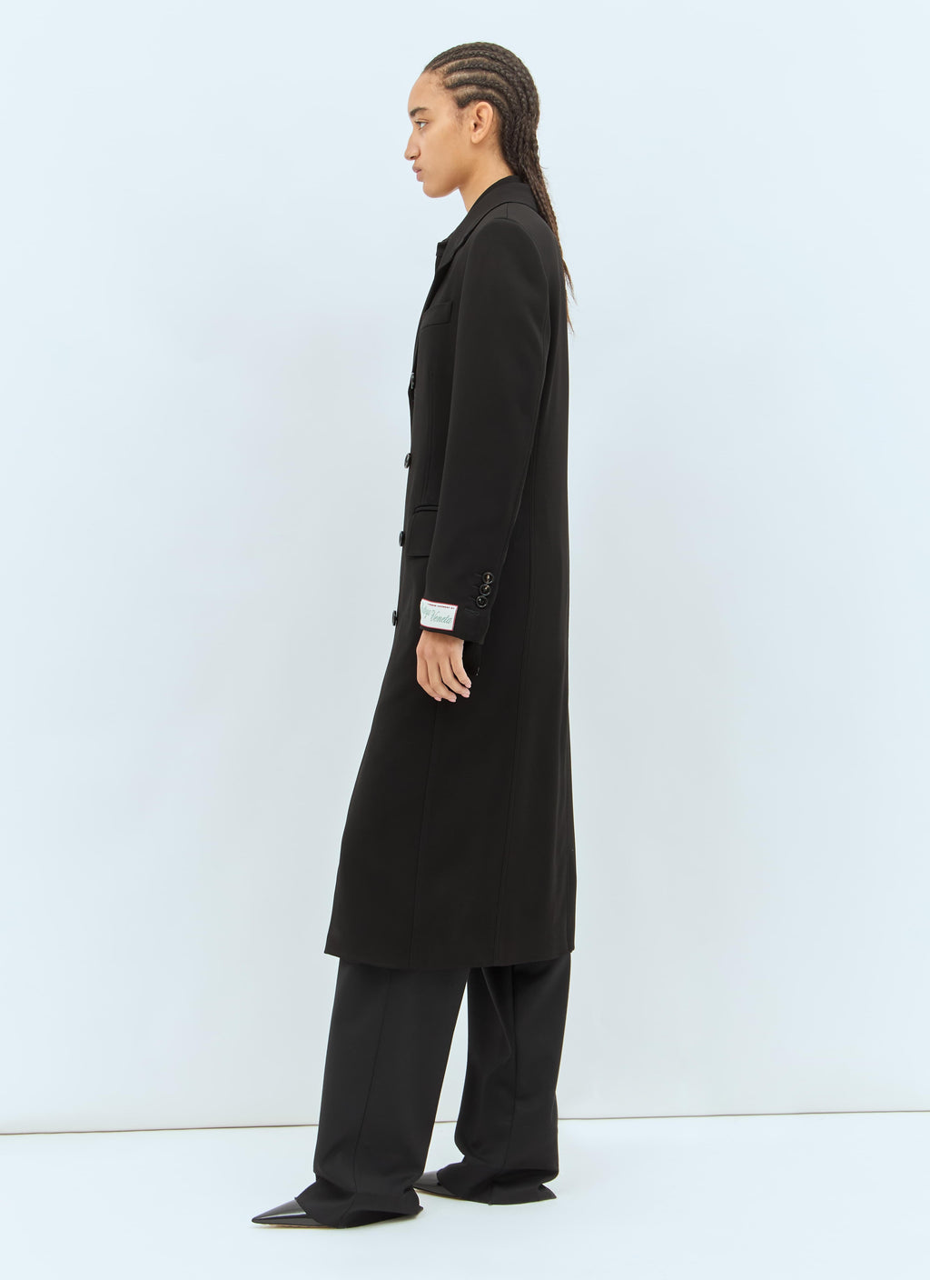 Bottega Veneta Women Matt Fluid Viscose Jersey Coat