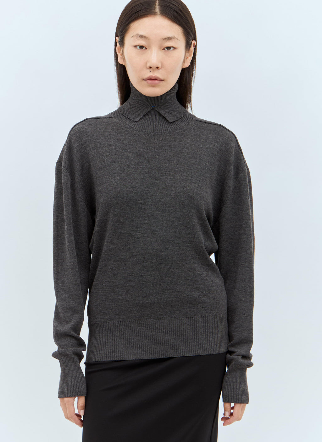 Burberry Women Wool High Neck Sweater