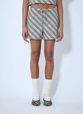Burberry Women Check Drawstring Shorts