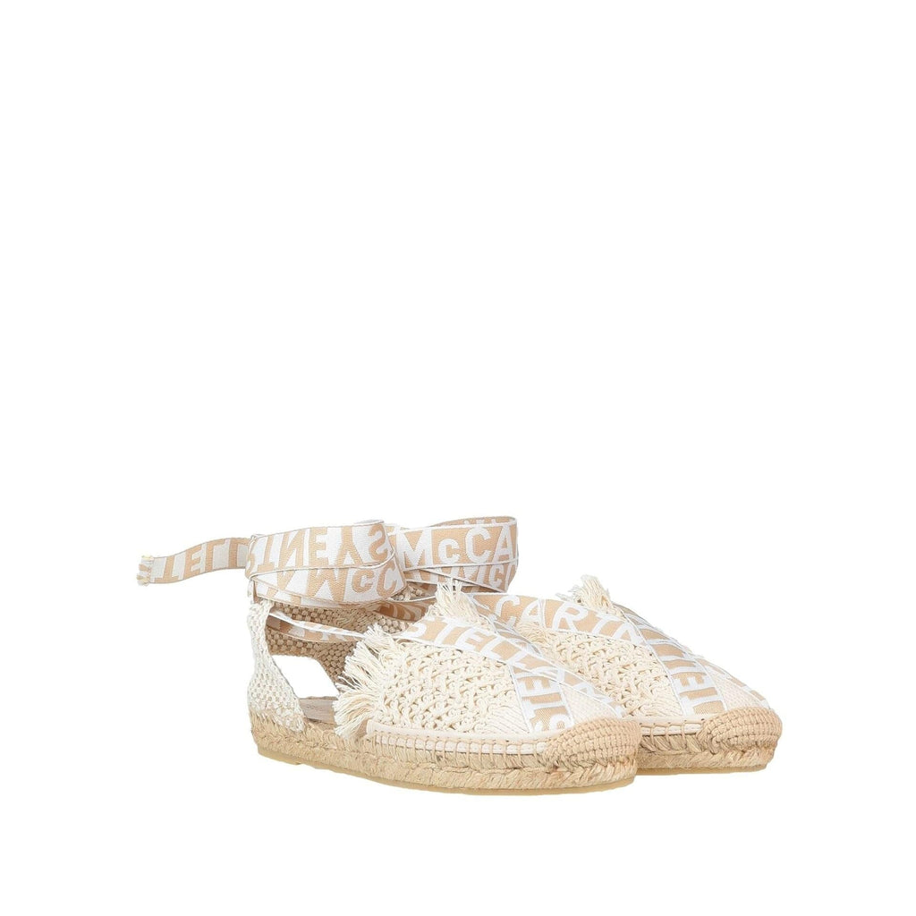 Stella Mccartney Logo Canvas Espadrilles Women